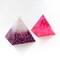 American Crafts Color Pour Resin Mold 2/Pkg-Paper Weight - Cube & Pyramid